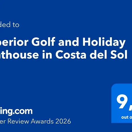 Superior Golf And Penthouse In Costa Del Sol Appartement Estepona